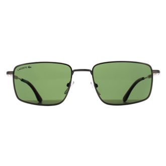 Lacoste Rectangle Mens Gold Green L277S Metal - One Size