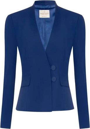 Rinascimento Giacca - Dames - Blazers - Blauw - XL - Jassen