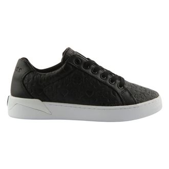 Guess Low Top Trainers with Heart Detailing - female - Guess - Sneakers - Black - 3 UK - Shoes
