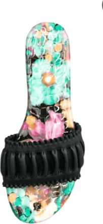 Cecelia New York Liberty Sandal Black In Black Turq