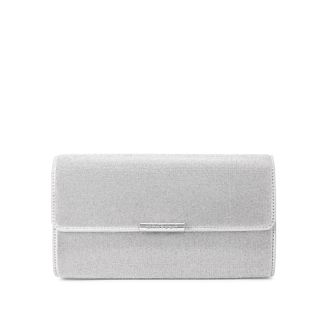 Carvela Womens Large Gala Clutch 2 Bag - Silver material_Synthetic - One Size
