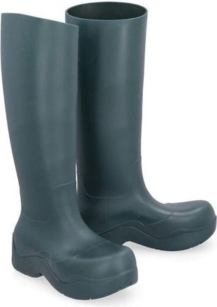 Bottega Veneta Womens Bicolor Rubber Rain Boots
