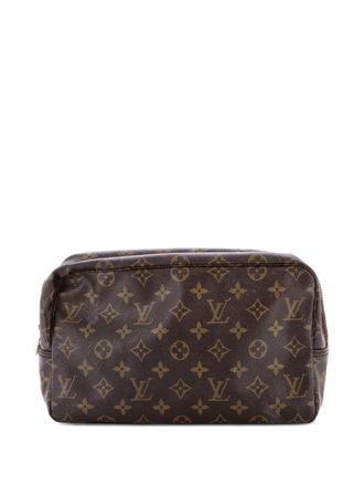 Louis Vuitton Trousse 28 in tela con monogramma - Marrone