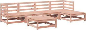 vidaXL 6 Piece Garden Sofa Set Solid Wood Douglas Fir vidaXL