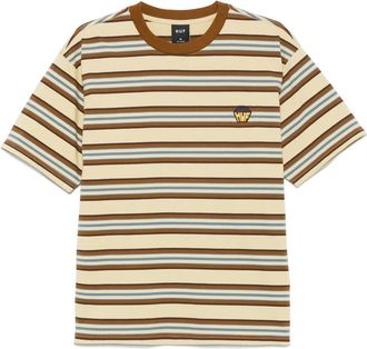 HUF striped T-shirt - men - Cotton - S - Neutrals