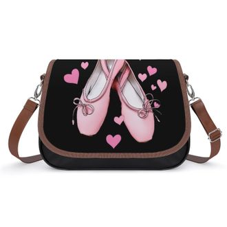 Generic Ballet Shoes Crossbody Bags for Women Shoulder Messenger Bag Purse Handbags