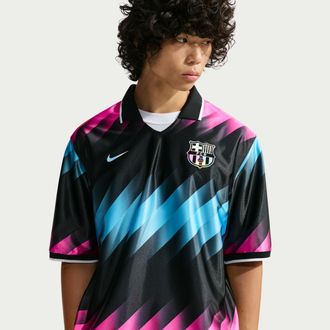 Nike FC Barcelona Energy Nike Mens Dri-FIT Soccer Jersey in Black | IO3434-010