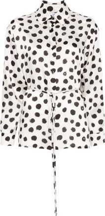 Liu Jo Camicia a pois - Bianco
