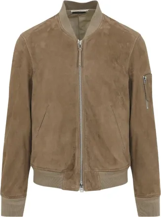Tom Ford LIGHT SUEDE BOMBER Size: 52, colour: SAND