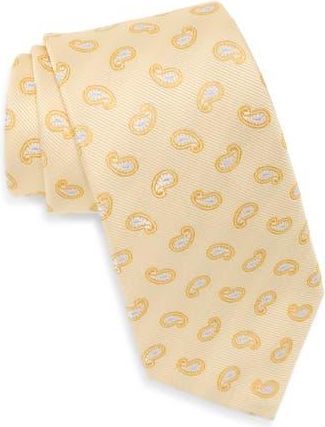 Duchamp Paisley Silk Tie in Yellow at Nordstrom Rack