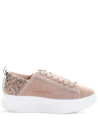 Alexander Smith Sneakers Wembley con strass 40mm - Toni neutri