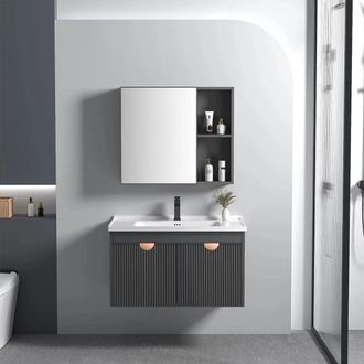 Rea Rea - Conjunto De Mueble De Ba&ntilde;o Con Lavabo Mario Grey 60cm