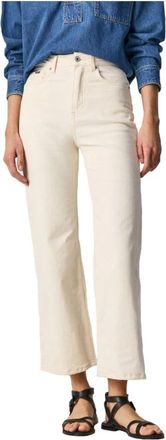 Pepe Jeans London Lexa Sky High Pants - Dames - Loose Fit Jeans - Wit - W26 L28 - Katoen - Jeans