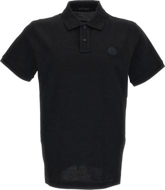 Moncler Logo-patch Piqu&eacute; Polo Shirt