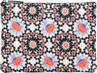Chanel Pre-owned Clutches, female, Multicolor, Size: ONE SIZE Pre-owned Canvas Clutch