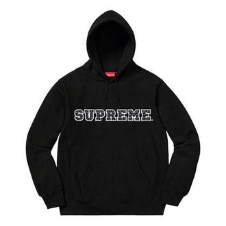SUPREME FW19 Week 1 The Most Hooded Sweatshirt logo Black SUP-FW19-009