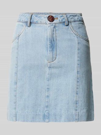 Gestuz Jeansrock mit Eingrifftaschen Modell Vella in Hellblau, Gr&ouml;&szlig;e 36