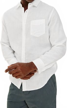 Rails Wyatt Long Sleeve Shirt In White