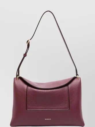 Wandler shoulder bags with adjustable strap and front pocket