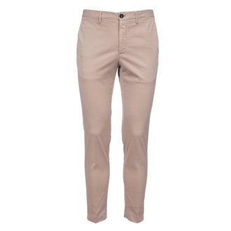 Incotex Heren, Broeken, Beige, Maat: L Katoen