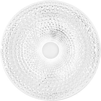 Fan Europe Fan Europe - Plafoniera unika bianca effetto diamantato 24W con 3 step cct con memory function per personalizzazione dei Kelvin 39 cm