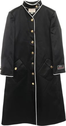 Gucci 20s GG-button coat - Black