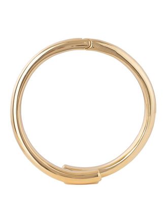 Federica Tosi Gold-Colored Choker Necklace With Tube Design In Bronze Woman