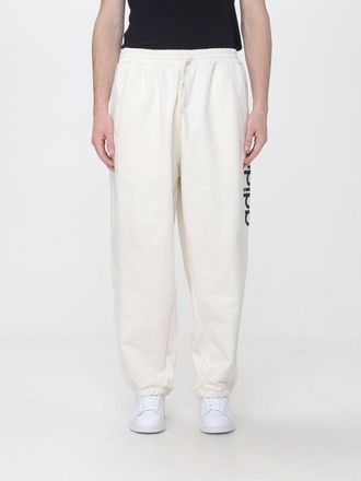 adidas Pantaloni jogging in jersey a gamba dritta con logo
