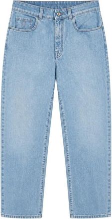 Canali Straight Jeans - Heren - Regular Fit Jeans - Blauw - L - Katoen - Jeans