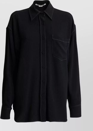 Stella McCartney contrast stitch shirt
