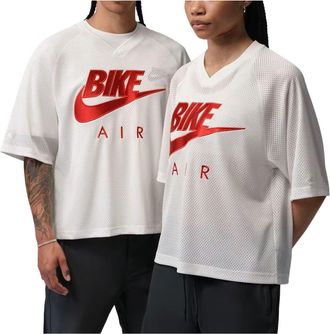 Nike Jordan x Nigel Sylvester Bike Air Jersey White Red IQ8156-133