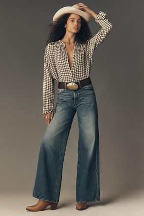 Mother The Ditcher Roller High-Rise Wide-Leg Jeans