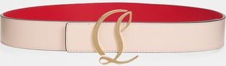 Christian Louboutin CL Logo Leather Belt