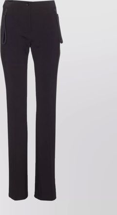 Pinko stretch straight-leg trousers