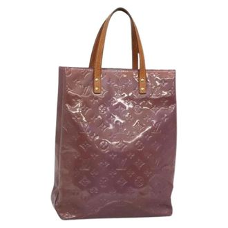 Louis Vuitton Pre-owned Tote Bags, female, Purple, Size: ONE SIZE Pre-owned Vintage Viole Patent Leather Tote Bag