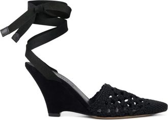 Jacquemus Platte Schoenen - Dames - Sleehakken - Zwart - 37 EU - Schoenen