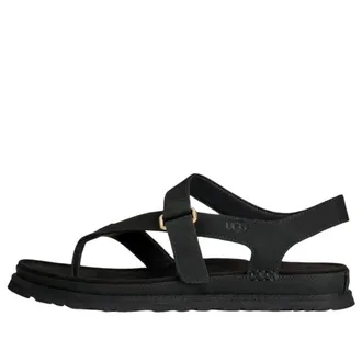 UGG (WMNS) UGG GoldenGaze Toe Post Sandals Black 1184931-BLK