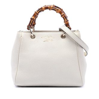 Gucci Pre-owned Gucci Mini Calfskin Bamboo Shopper Satchel Ladies M8KGOPSSCNOM4C3U