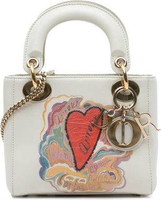 Dior Pre-owned Dior DiorAmour Niki De Saint Phalle Mini Calfskin Lady Dior 15-BO-0168