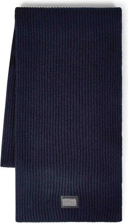Dolce & Gabbana Ribbed Wool And Cashmere Blend Scarf