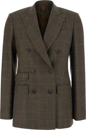 Max Mara Brown Peaked Lapel Blazer