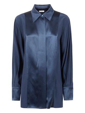 Joseph Childs shirt - women - Silk - 40 - Blue
