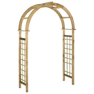 vidaXL Vidaxl - Arco De Celos&iacute;a De Madera De Pino Verde Impregnada