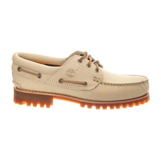 Timberland Authentieke Bootschoen - Heren - Bootschoenen - Beige - 45 EU - Leer - Schoenen