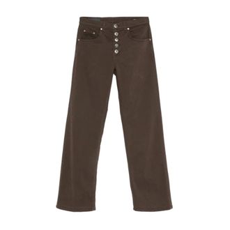 Dondup Dames, Jeans, Bruin, Maat: W25 Katoen