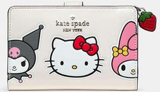 Kate Spade New York Hello Kitty X Ksny New York Friends Medium Bifold Wallet