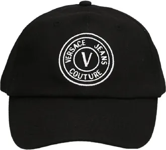 Versace Jeans Couture Stijlvolle Zwarte Hoeden & Beanies Collectie - unisex - Petten - Zwart - ONE Size - Accessoires