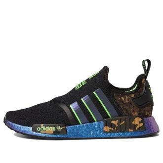 adidas JuJu Smith-Schuster x NMD_R1 Black Camo Print FZ5410