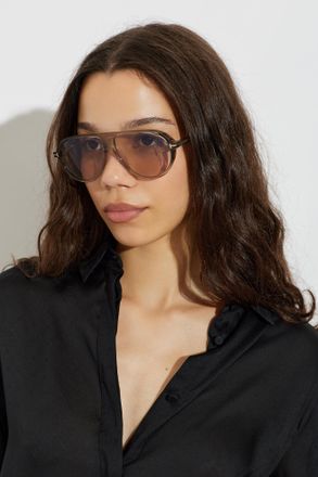 Tom Ford Marcus Sunglasses, Unisex, Grey