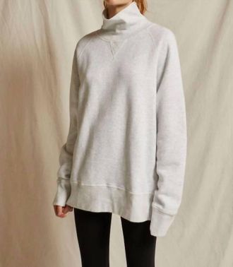 perfectwhitetee Faris Oversized Pullover Sweater In Ash
